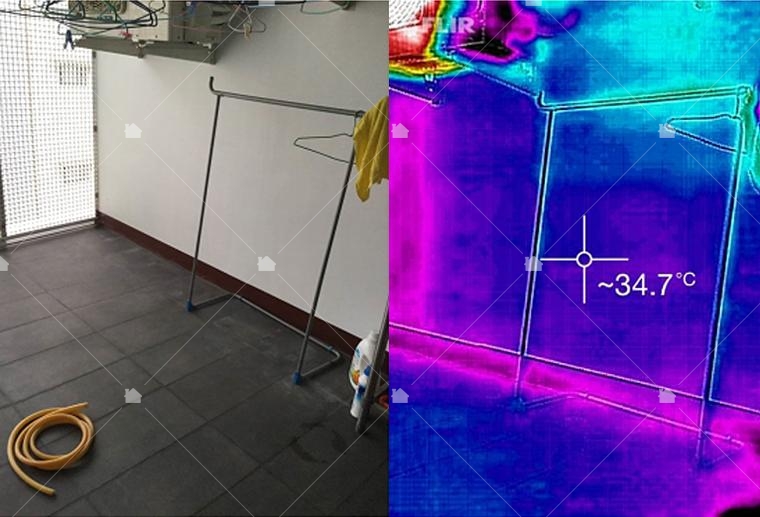 無機善護宅熱顯像儀偵測實例