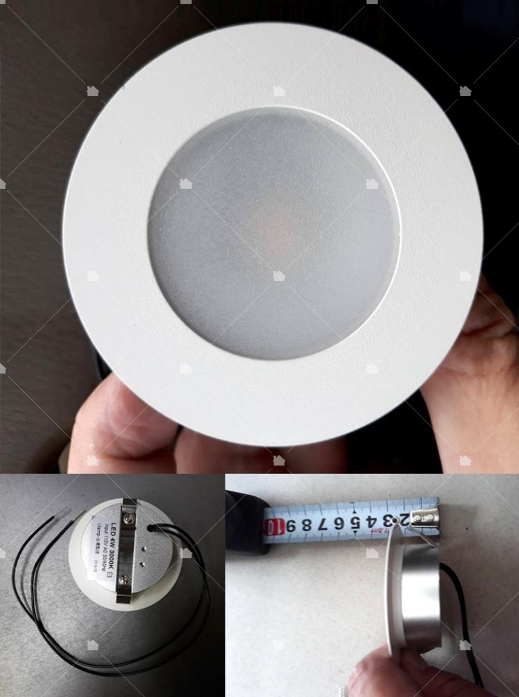 LED的好處就是體積可以很輕薄短小，奇億照明販賣的超薄櫥櫃燈(4w/110v/孔徑5.5cm/高度2c) ，購買請洽左上方奇億照明連絡資訊。
