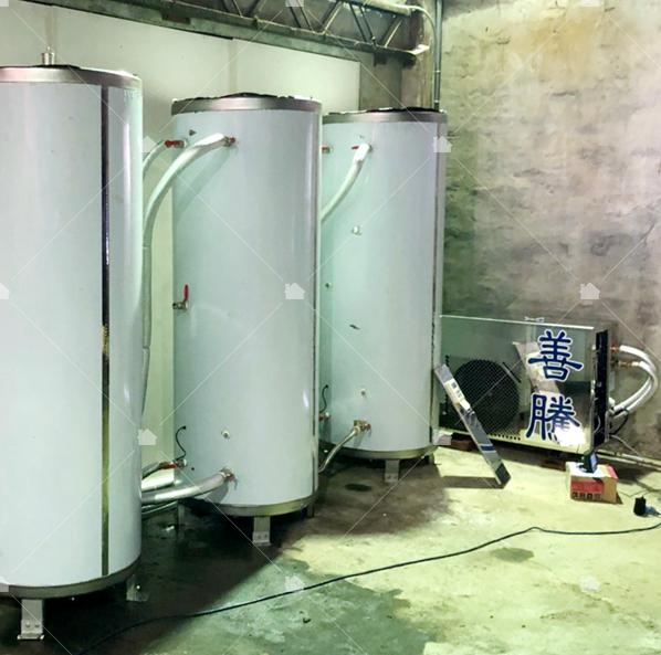 用水量大的民宿，可以安裝多個儲熱桶。